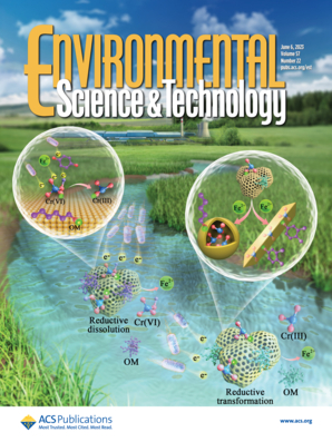 LetPub Journal Cover Design Service Art Sample, ENVIRONMENTAL SCIENCE & TECHNOLOGY Cover 10