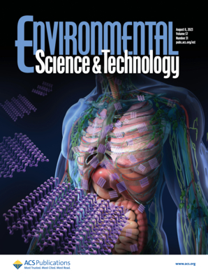 LetPub Journal Cover Design Service Art Sample, ENVIRONMENTAL SCIENCE & TECHNOLOGY Cover 13