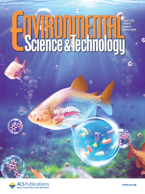 LetPub Journal Cover Design Service Art Sample, ENVIRONMENTAL SCIENCE & TECHNOLOGY Cover 15