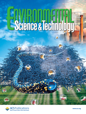 LetPub Journal Cover Design Service Art Sample, ENVIRONMENTAL SCIENCE & TECHNOLOGY Cover 5