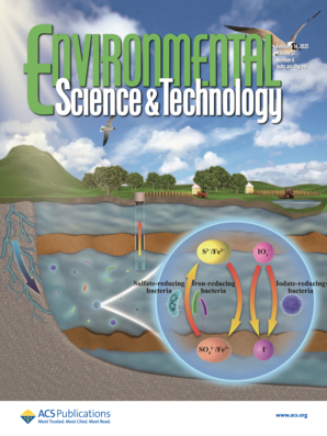 LetPub Journal Cover Design Service Art Sample, ENVIRONMENTAL SCIENCE & TECHNOLOGY Cover 6