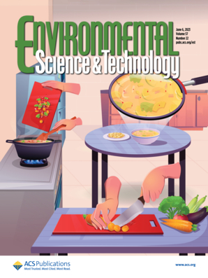 LetPub Journal Cover Design Service Art Sample, ENVIRONMENTAL SCIENCE & TECHNOLOGY Cover 8