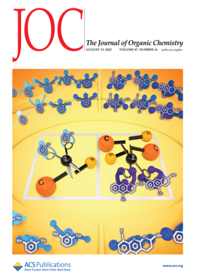 LetPub Journal Cover Design Service Art Sample, JOURNAL OF ORGANIC CHEMISTRY Cover 3